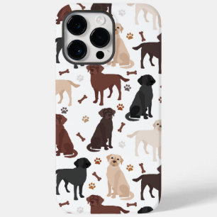 Coque Pour Pour iPhone 14 Pro Max Patrouilles et os du Labrador Retriever