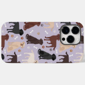 Coques Case-Mate iPhone Patrouilles et os du Labrador Retriever (Verso (horizontal))