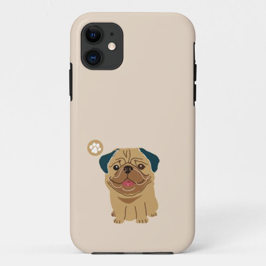 Coques Case-Mate iPhone patte de chien (Dos)