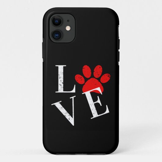 COQUES Case-Mate iPhone PATTE DE CHIEN D'AMOUR TENDANCE (Dos)