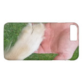 Coques Case-Mate iPhone patte de chien dans la main de l'homme (Dos (Horizontal))