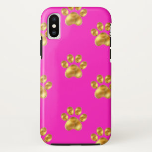 Case-Mate iPhone Case Patte dorée mignonne