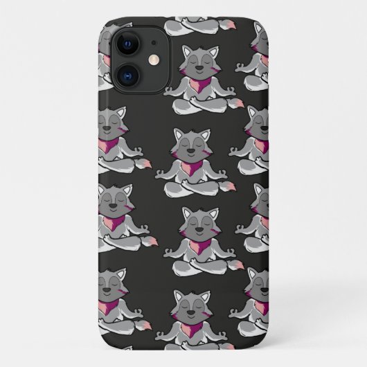 Coques Case-Mate iPhone Patter les yoga poses | Yoga seamless pattern 19 (Dos)