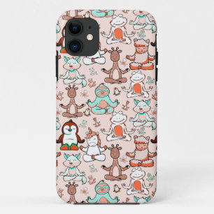 Case-Mate iPhone Case Patter les yoga poses   Yoga seamless pattern 51