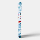 Coques Case-Mate iPhone Patteries bleues rouges nautical (Verso / Droite)