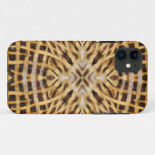 Coques Case-Mate iPhone Pattern Black and Yellow kaleidoscope (Dos (Horizontal))