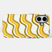Coques Case-Mate iPhone Pattern de Golden Waves (Verso (horizontal))