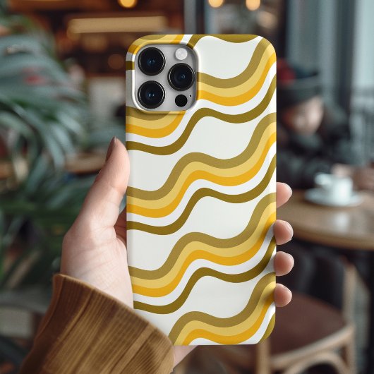 Coques Case-Mate iPhone Pattern de Golden Waves
