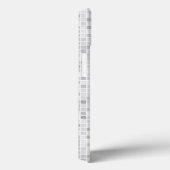 Coques Case-Mate iPhone Pattern de Gray Tiles (Verso / Droite)