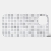 Coques Case-Mate iPhone Pattern de Gray Tiles (Verso (horizontal))