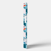 Coques Case-Mate iPhone Pattern de Tropical Teal Geometric Abstract (Verso / Droite)