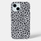 Coques Case-Mate iPhone Pattern Gray Leopard Print (Verso)