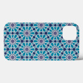 Coques Case-Mate iPhone Pattern In Blue and Grey (Verso (horizontal))