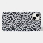 Coques Case-Mate iPhone Pattern Leopard Print Gray (Verso (horizontal))