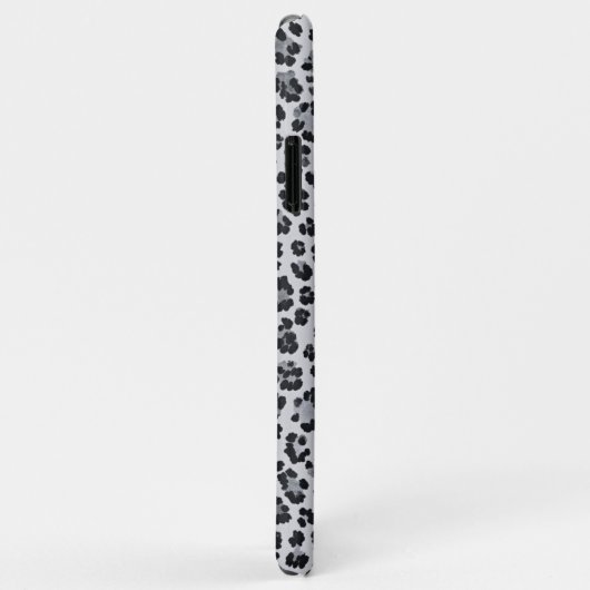 Coques Case-Mate iPhone Pattern Leopard Print Gray (Dos/Droite)