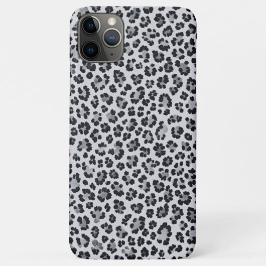 Coques Case-Mate iPhone Pattern Leopard Print Gray (Dos)