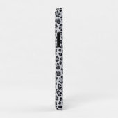 Coques Case-Mate iPhone Pattern Leopard Print Gray (Dos/Droite)