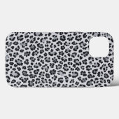 Coques Case-Mate iPhone Pattern Leopard Print Gray (Verso (horizontal))