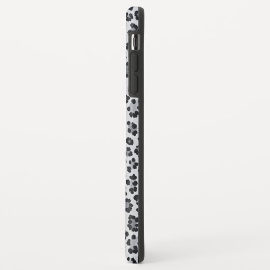 Coques Case-Mate iPhone Pattern Leopard Print Gray (Dos/Gauche)