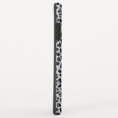Coques Case-Mate iPhone Pattern Leopard Print Gray (Dos/Droite)