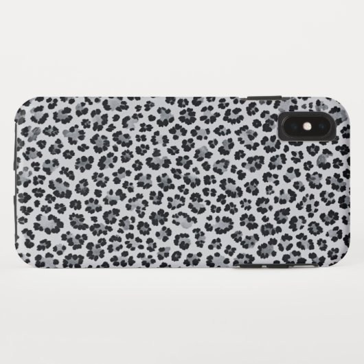 Coques Case-Mate iPhone Pattern Leopard Print Gray (Dos (Horizontal))