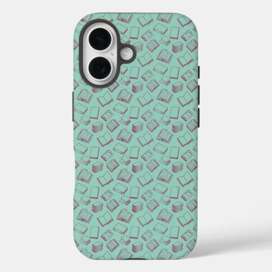 Coques Case-Mate iPhone Pattern of books (Verso)