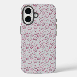 Coques iPhone 16 Pattern of books
