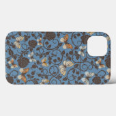 Coques Case-Mate iPhone pattern, rose et butterfly (Verso (horizontal))