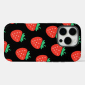 Coques Case-Mate iPhone pattern strawberries (Verso (horizontal))