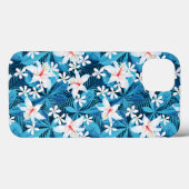Coques Case-Mate iPhone Pattern tropical hibiscus (Verso (horizontal))