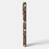 Coques Case-Mate iPhone Pattern Wildflowers Brown Background (Verso / Gauche)
