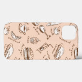 Coques Case-Mate iPhone Pattern with food (Verso (horizontal))