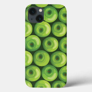iPhone 13 Case Pattern with Green Apples