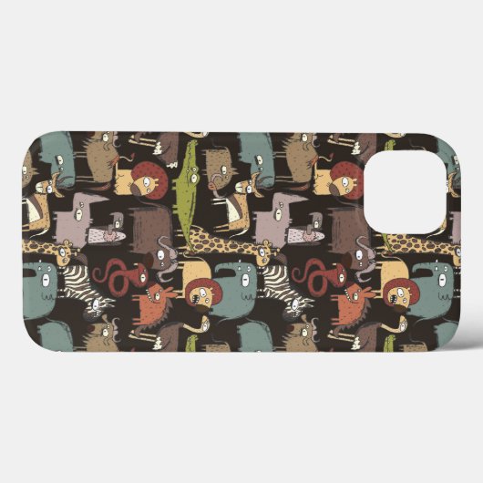 Coques Case-Mate iPhone Patterns d'African Animals (Verso (horizontal))