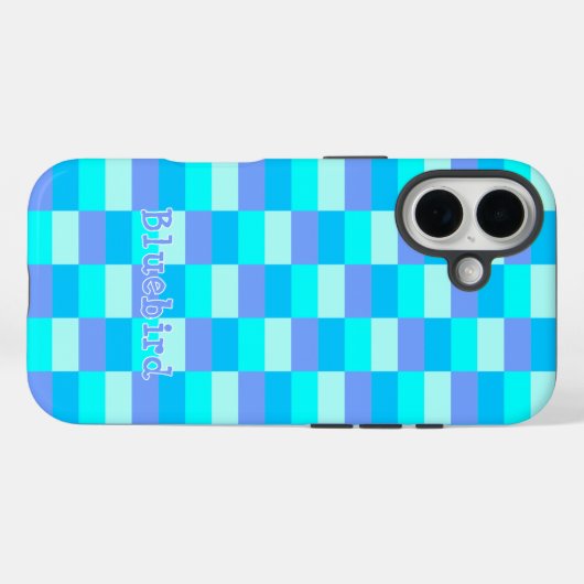 Coques Case-Mate iPhone Patters bleus (Verso (horizontal))