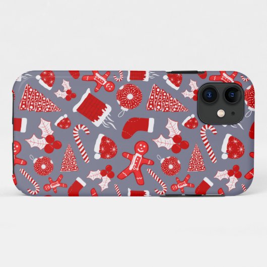 Coques Case-Mate iPhone Patters de Christmas (Dos (Horizontal))