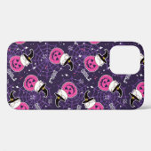 Coques Case-Mate iPhone Patters de Cute Cats et Pumkins (Verso (horizontal))