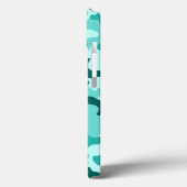 Coques Case-Mate iPhone Patters de Green Turquoise (Verso / Gauche)