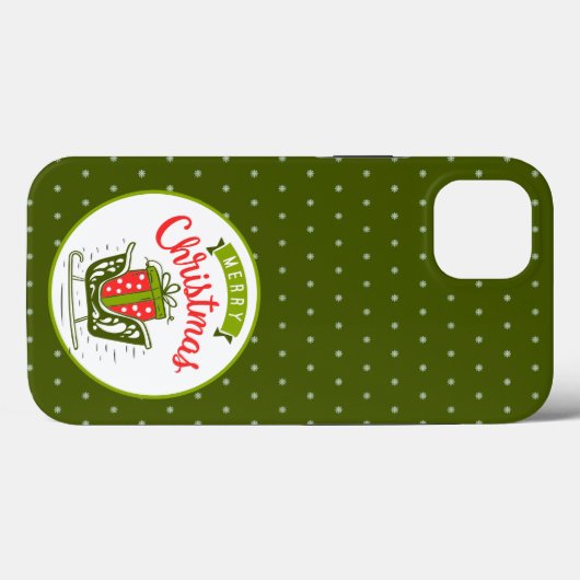 Coques Case-Mate iPhone Patters de neige (Verso (horizontal))