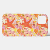 Coques Case-Mate iPhone Patters de Pastel Sea Creature (Verso (horizontal))