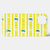Coques Case-Mate iPhone Patters de Robot Chicken (Verso (horizontal))