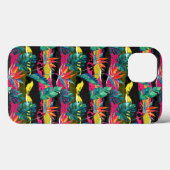Coques Case-Mate iPhone Patters de texture tropicale (Verso (horizontal))