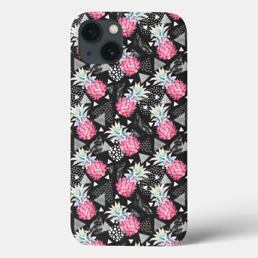 Coques Case-Mate iPhone Patters de Textured Triangle Pineapple (Verso)