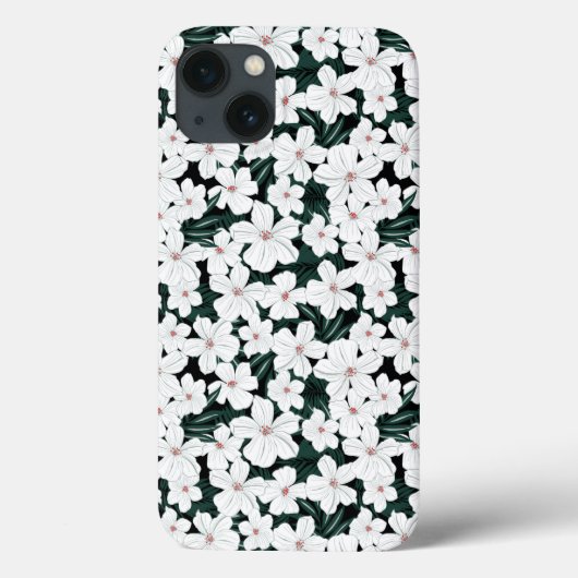 Coques Case-Mate iPhone Patters de White Tropical (Verso)