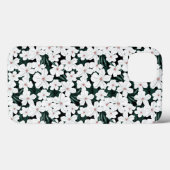 Coques Case-Mate iPhone Patters de White Tropical (Verso (horizontal))