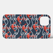 Coques Case-Mate iPhone Patters Nautical Anchors et Rope (Verso (horizontal))