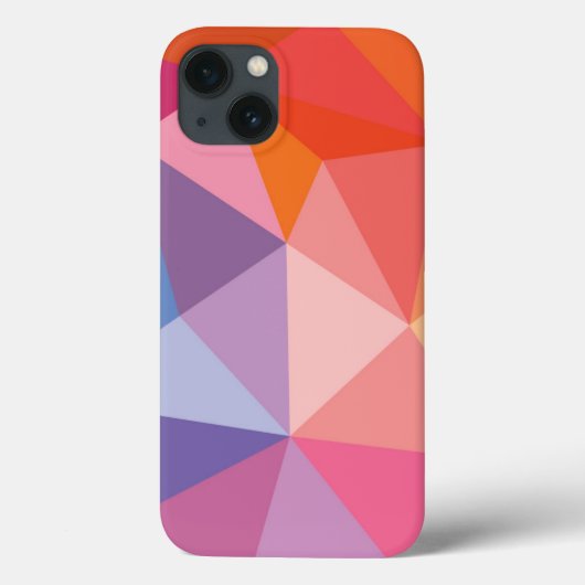 Coques Case-Mate iPhone Patters triangulaires du Colorful (Verso)