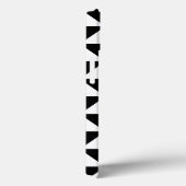 Coques Case-Mate iPhone Patters triangulaires noirs et blancs (Verso / Droite)