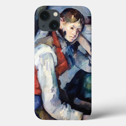 Coques Case-Mate iPhone Paul Cezanne - Garçon dans la veste rouge (Verso)