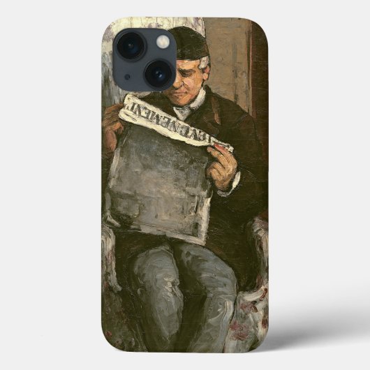 Coques Case-Mate iPhone Paul Cezanne | Le Père de l'Artiste, Lecture "L'� (Verso)